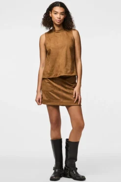 Pcjuno Sl O-Neck Top Fsy