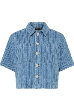 Pcmalba Ss Denim Shirt