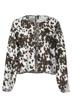 Pcmari Ls V-Neck Tie Top