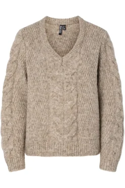 Pcnina Ls V-Neck Knit