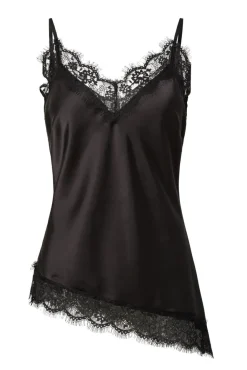 Pcnomi Strap Satin Lace Top