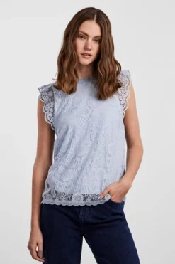Pcolline Sl Lace Top