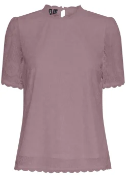 Pcolline Ss Lace Top