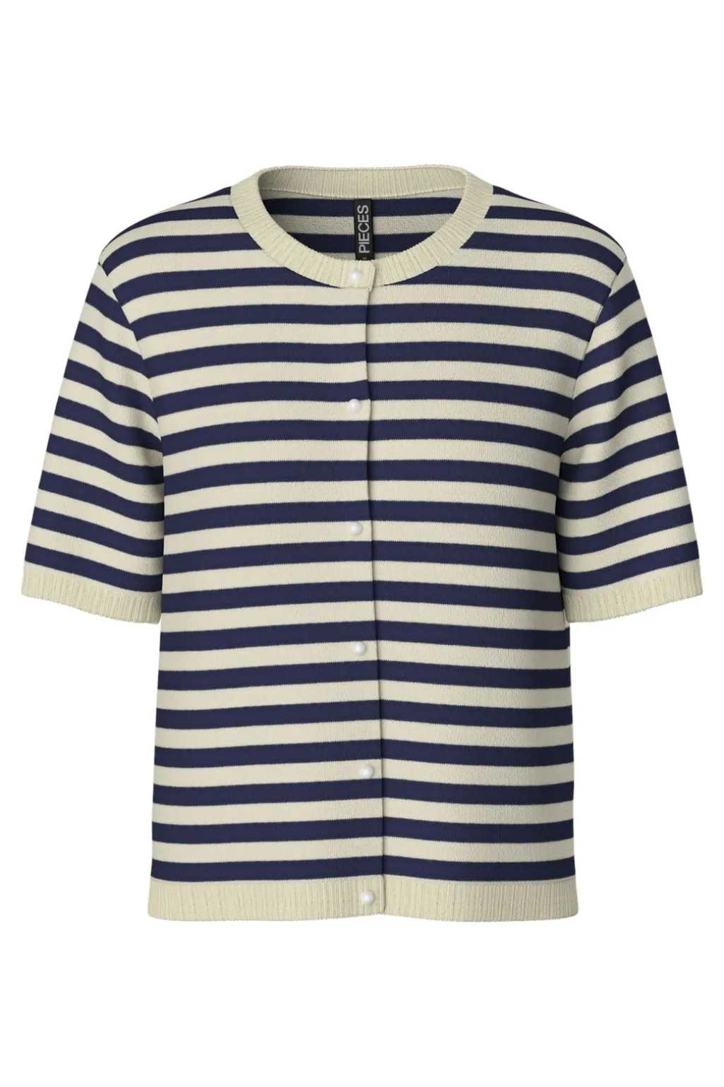 Pcorina Ss Stripe Knit Cardi Pwp