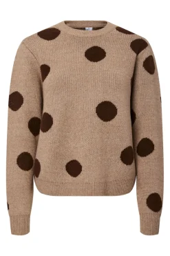 Pcosla Ls O-Neck Knit Pullover