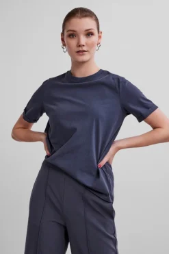 Pcria Ss Fold Up Solid Tee