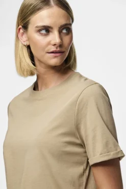 Pcria Ss Fold Up Solid Tee