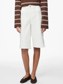 Pcsalume Wide Denim Shorts