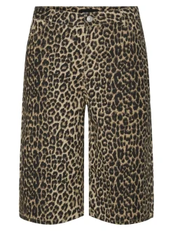 Pcsalume Wide Denim Shorts