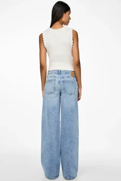 Pcselma Lw Wide Jeans Lb