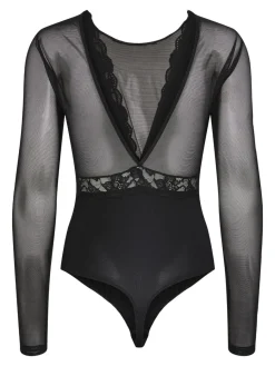 Pcsicca Ls Bodystocking