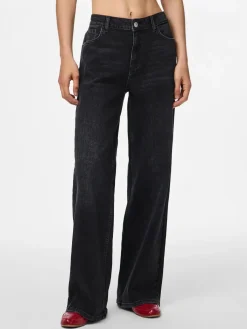 Pcsilke Wide Jeans Bl