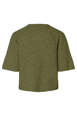 Pcsilly Ss O-Neck Knit Cardigan