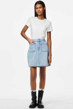 Pcsky Mini Denim Skirt