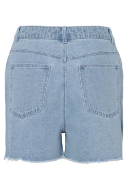 Pctamra Rhinestone Denim Shorts