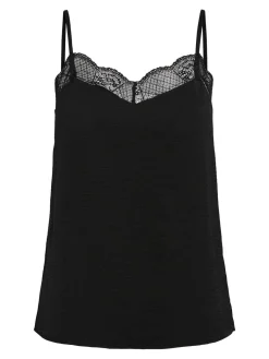 Pctiffany Strap Lace Top Bc