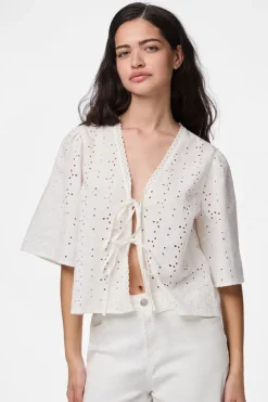 Pctyla 2/4 V-Neck Tie Top Pp