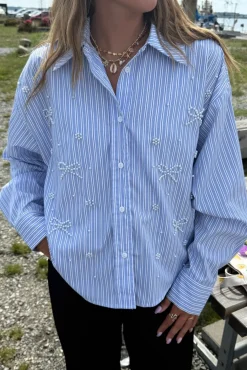 Pearl Bow Shirt 160786C