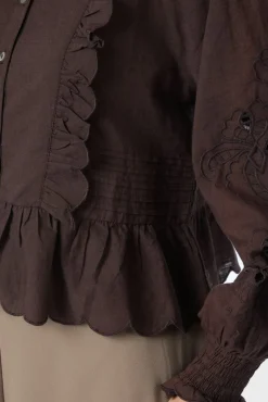 Petrine Embroidery Blouse 161136