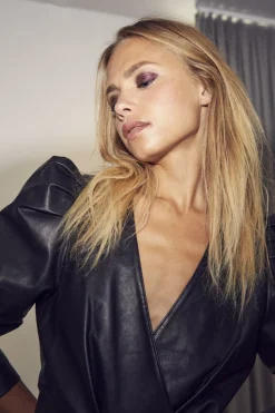 Phoebecc Drape Puff Blouse