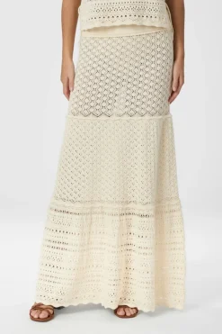 Pillina Crochet Knit Skirt 165220
