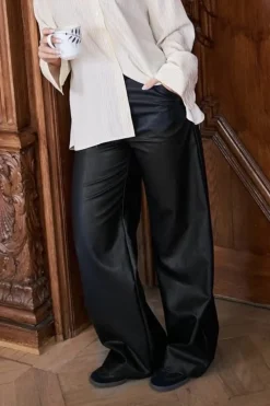 Pinur Faux Leather Pants 164609