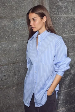 Pocket Stripe Shirt HL10259