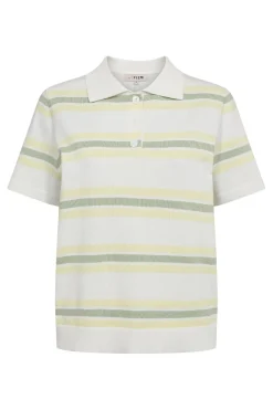 Polo Stripe Knit Blouse AV5060