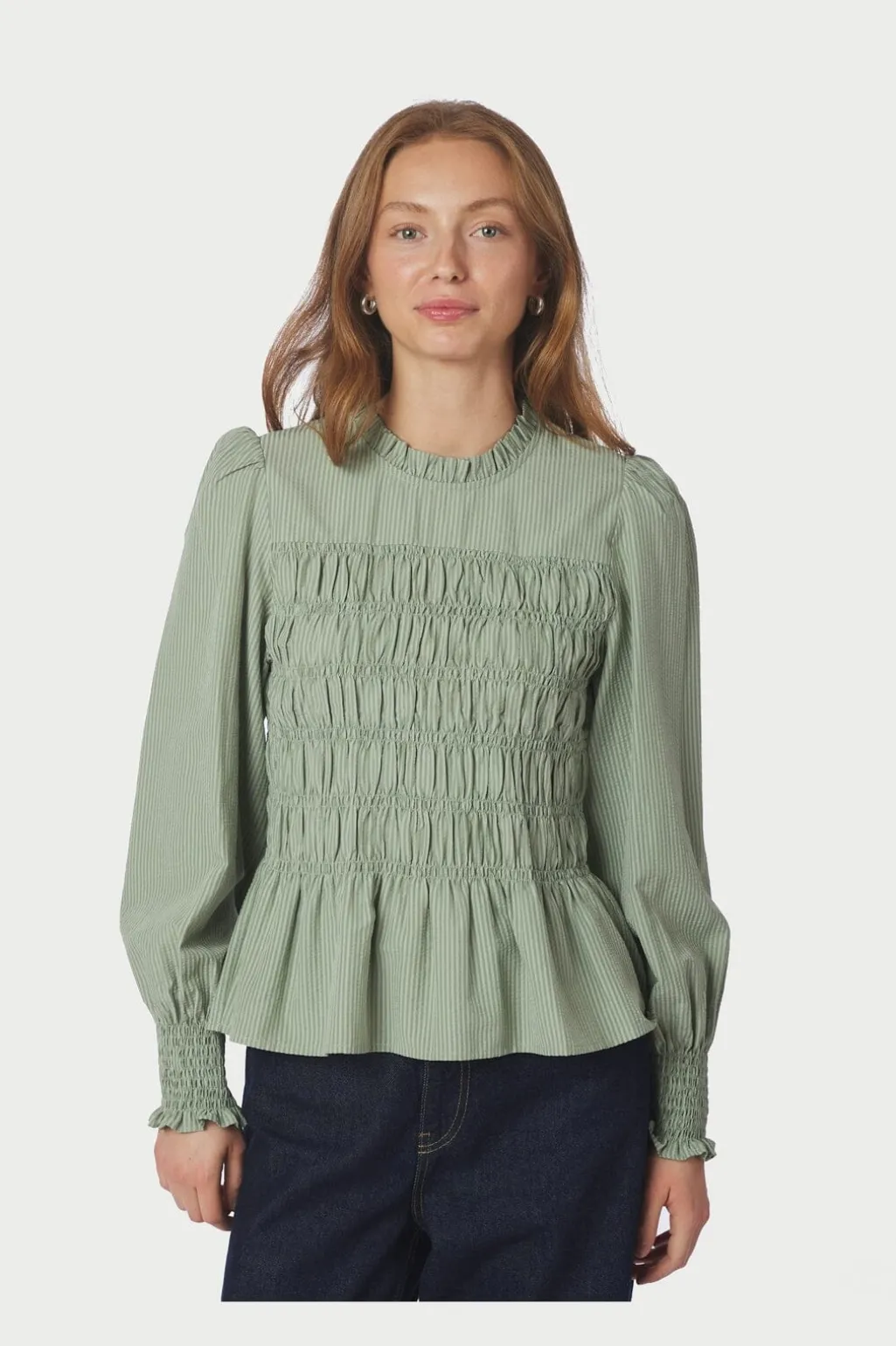 Possa Stripe Blouse 167260