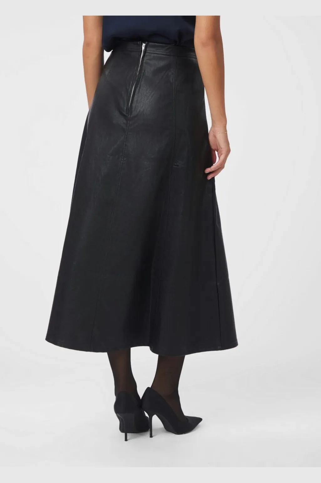 Raya Faux Leather Skirt 167137