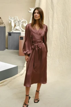 Rimini Heavy Sateen Dress 163039