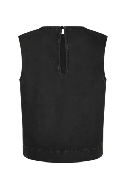 Rissa Bedazzled Denim Top 164461