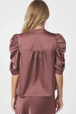 Roella Heavy Sateen Blouse 162590