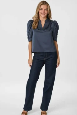 Roella Heavy Sateen Blouse 162590