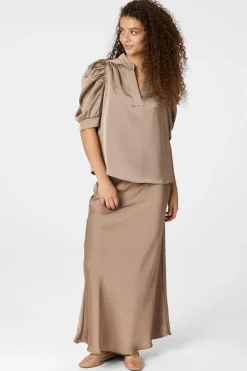 Roella Heavy Sateen Blouse 162590