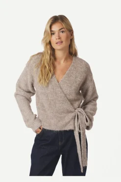 Ronia Fluffy Wrap Knit Cardigan 166619