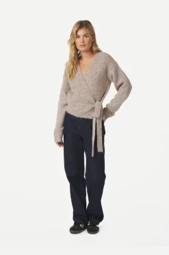 Ronia Fluffy Wrap Knit Cardigan 166619