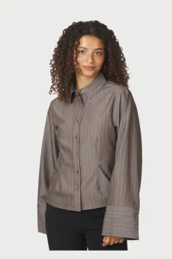 Rosa Pinstripe Melange Shirt 167016