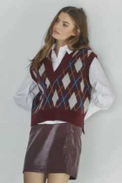 Rowcc Check Vest 32213