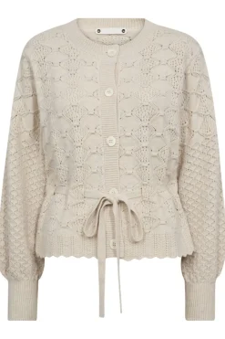 Rowcc Pointelle Tie Cardigan 32241