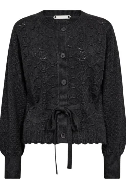 Rowcc Pointelle Tie Cardigan 32241