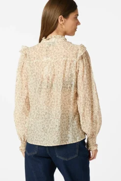 Selfina Graphic Flower Blouse 163522