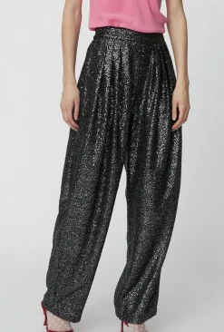 Sequins Lamé Pants