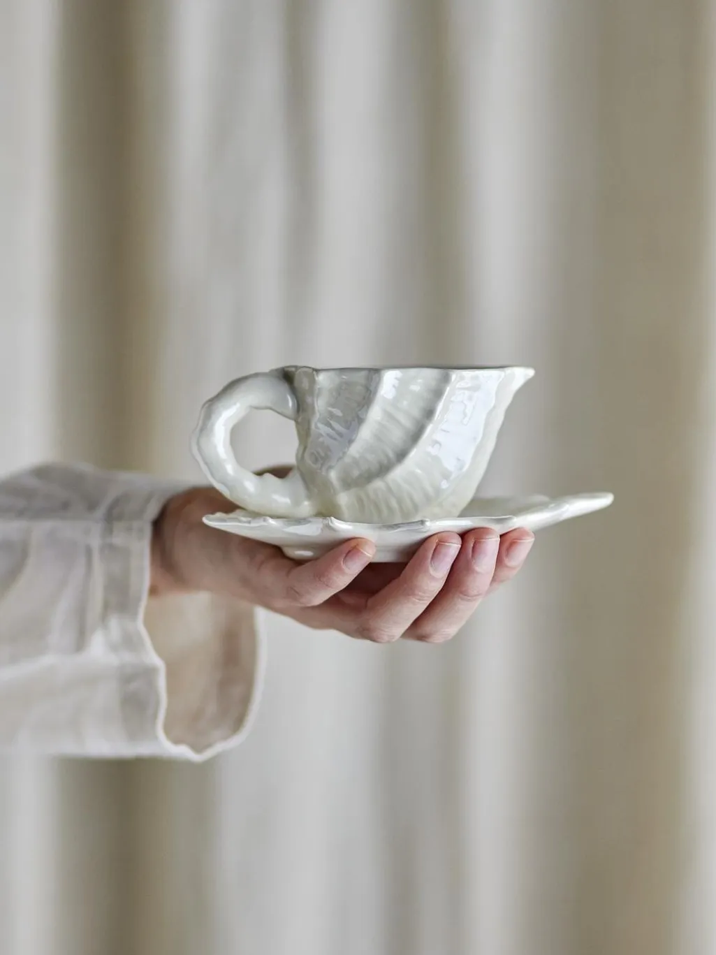 Shellie Kop m/underkop, Hvid, Stentøj 82072685