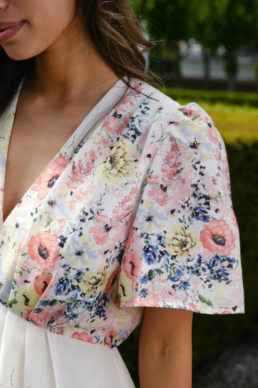 Shena Flower Print Dress 166451