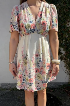 Shena Flower Print Dress 166451