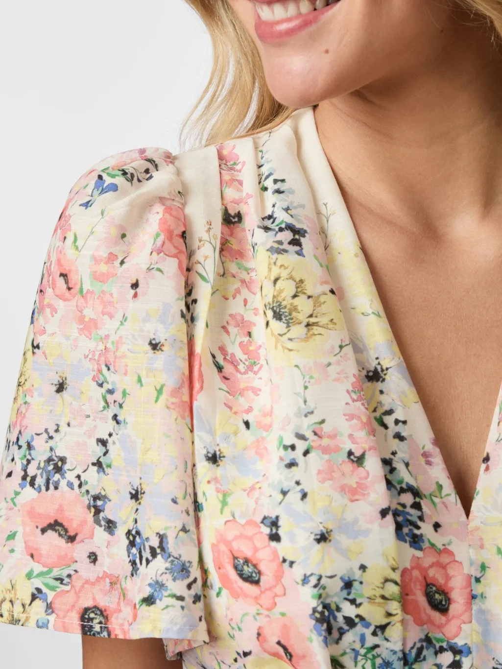 Shena Flower Print Dress 166451