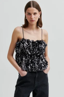 Shiny Strap Top 60229