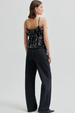 Shiny Strap Top 60229