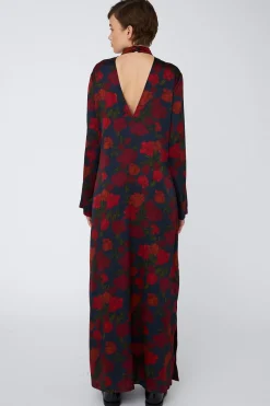 Silk Dress Longsf53-4205